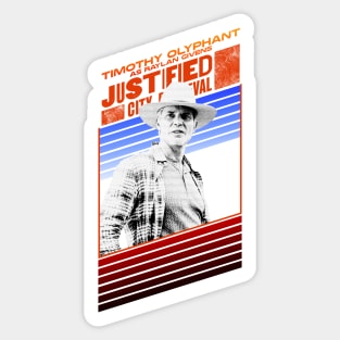 Justified: City Primeval Timothy Olyphant as Raylan Givens Sticker